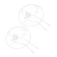 thumbnail image 1 of Soporte Redondo Para Plantas, Estaca De Escalada De Flores De Alta Dureza 2 Piezas Para Interiores Y Exteriores Fugacal Blanco, 1 of 8