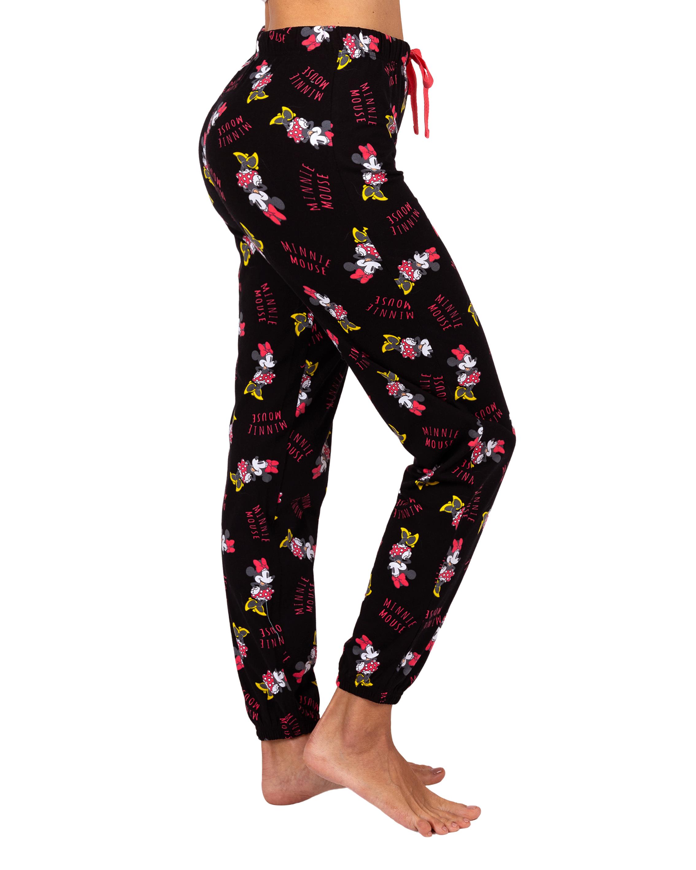 Disney Minnie Mouse Womens Cotton Pajama Pants, Sleepwear Bottoms, Classic Minnie, Size: 2X - image 3 of 4