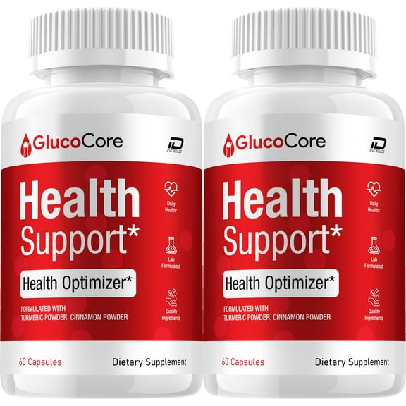 Gluco Core Capsules – GlucoCore Natural Blend Glycogen Support, 2 Pack, 120 Capsules