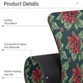 thumbnail image 4 of Yayeee Faucet Mat for Kitchen Sink 14.7" Diatomite Long Splash Guard Pad, Red Christmas Poinsettias, 4 of 7