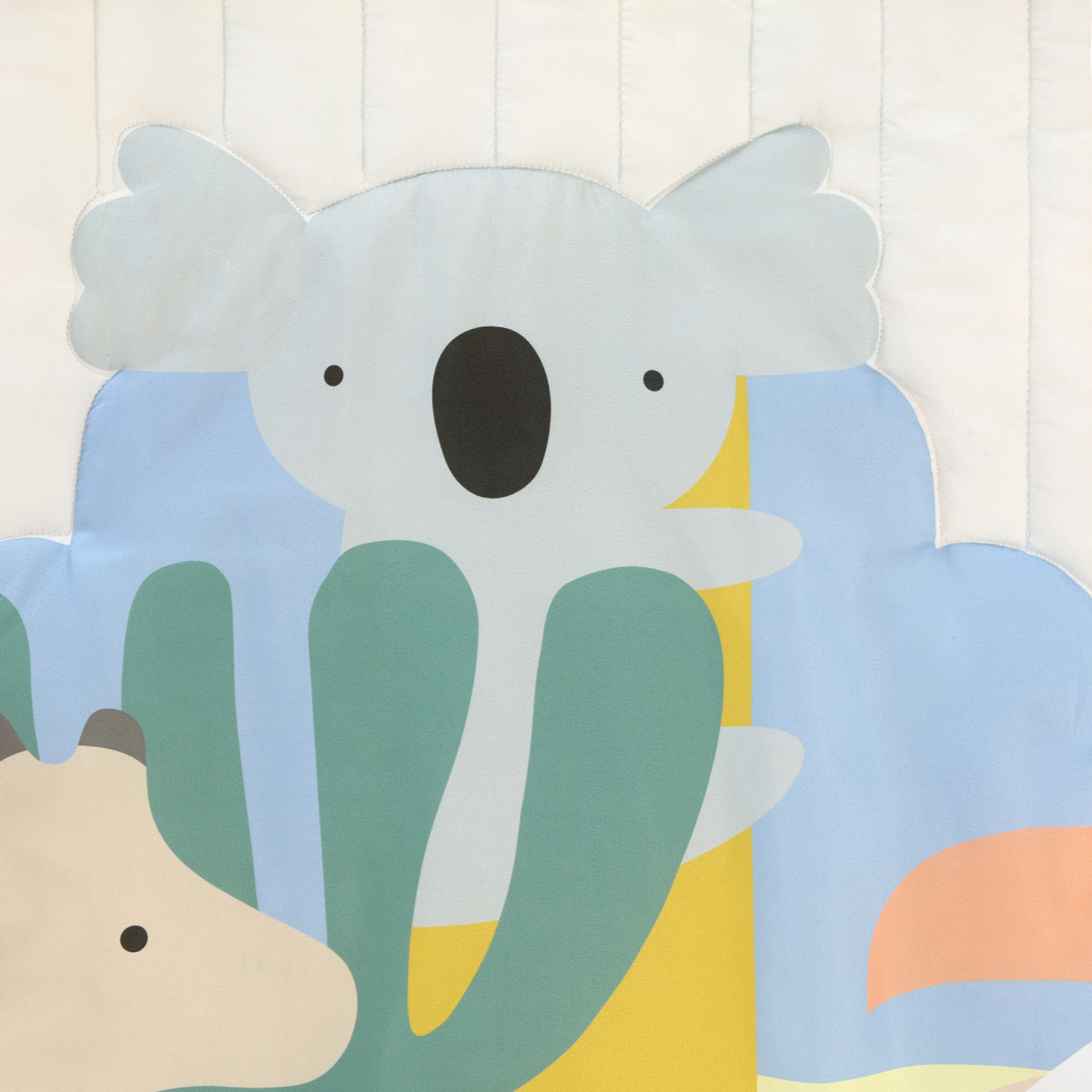The Peanutshell 3 Piece Safari Puzzle Baby Crib Bedding Set Boy, Baby Boy Nursery Decor, Crib Comforter Set, Accessories Boy, Modern Neutral Jungle