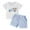 White, variant on Toddler Boy Easter Outfit Easter Clothes For Boys Baby Boy Bunny Short Sleeve T Shirt And Shorts Set 2 Piece Spring Summer Clothes White 2-3 Years