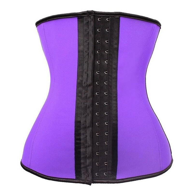 Sport Latex Rubber Waist Trainer Cincher Underbust Corset Body Shaper