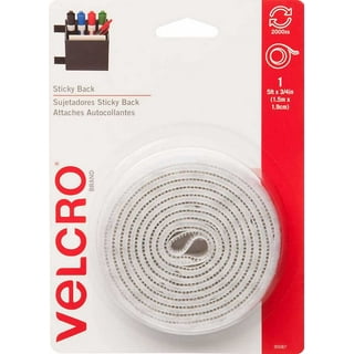 VELCRO Brand Sticky Back Dots Hook and Loop 200 Pk Circles 3/4 White