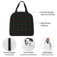thumbnail image 3 of Pofeuu Buffalo Plaid Dark Green Print Lunch Bag Lunch Box Large Capacity Insulated Lunch Bag for Adult, Leakproof Reusable Lunch Tote Bags for Work, 3 of 5