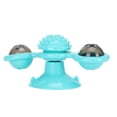thumbnail image 4 of Windmill Cat Toy, Rotating Cat Toy Grind Teeth Gentle Ideal Designed Cat Turntable Toy Attractive Removable With Battery In For Teasing Cat Yellow,Blue,Green, 4 of 8