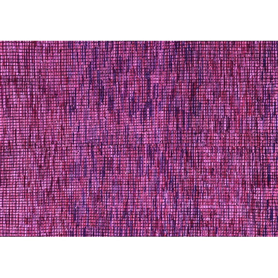 Ahgly Company Indoor Rectangle Abstract Pink Modern Area Rugs, 8' x 10'