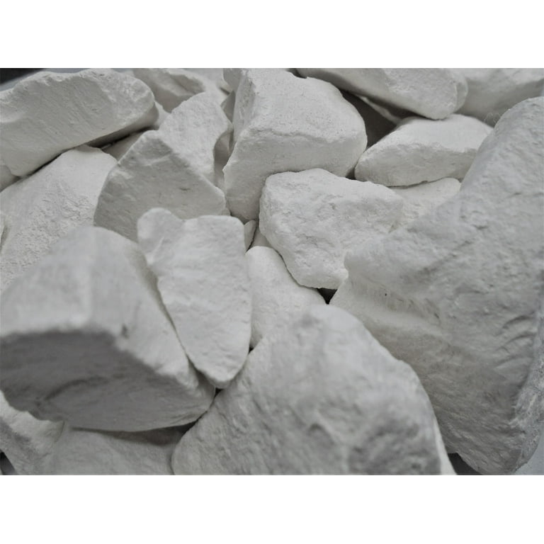 Edible Clay : WHITE edible Clay chunks (lump) natural for eating