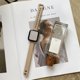 thumbnail image 1 of Correa de muñeca delgada para Apple Watch Band 38mm 40mm 42mm 44mm 41mm 45mm Correa de cuero delgada para iwatch Series 7 6 5 4 3 2 se Bands Tan Jianjun unisex, 1 of 2