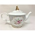 thumbnail image 1 of Pink Roses With Gold Trim Teapot, 1 of 3