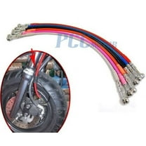 34" STEEL BRAIDED HYDRAULIC Brake HOSE LINE FOR MOPED SCOOTER ATV GU04_B