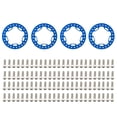 thumbnail image 1 of Labymos RC Beadlock Wheel Rim Replacement Ring 4PCS Compatible with 1/10 TRX4 SCX10 90046 90047, 1 of 6