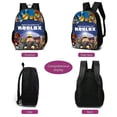 thumbnail image 2 of Sac de Voyage Sac d'École à Dos Roblox 3 Pièces pour les Élèves Garçons Filles, 2 of 4