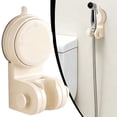 thumbnail image 2 of Clearance Under $5 | Strong Suction Cup Shower Head Holder with 360-Degree Swivel Bracket for Handheld Showers, Tool-Free Installation, White, 2 of 7