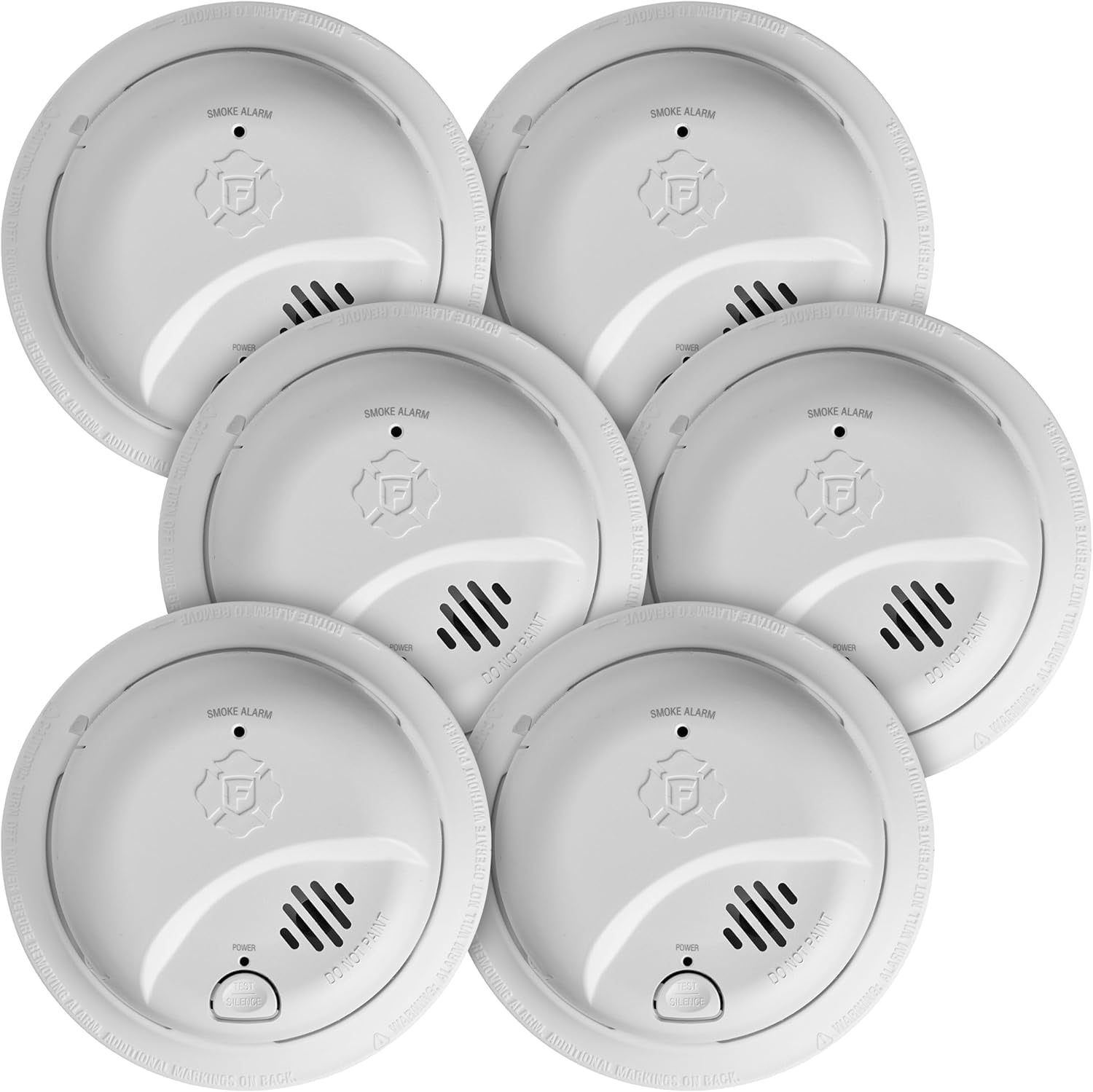 First Alert SMI100-AC Hardwire Smoke Alarm 6-Pack with Battery Backup photo 1