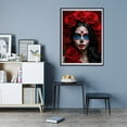 thumbnail image 7 of Diamond Art Kit for Adults, Day Of The Dead Rose Makeup Diamond Painting for Adults Beginners, DIY Diamond Art Painting Kits, 5D Diamond Painting Crafts for Home Decor 12x16 Frameless, 7 of 7