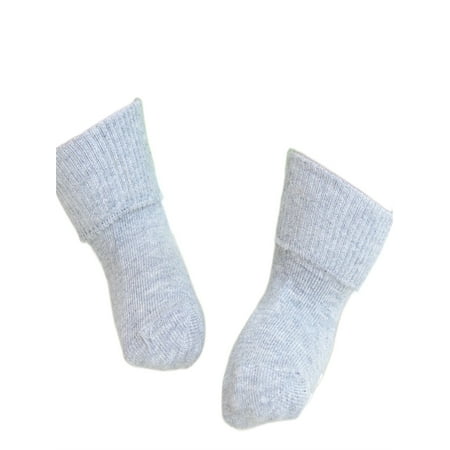 

Gureui 1 Pair Fashion Toddler Infant Baby Boys Girls Anti Slip Cotton Socks Solid Color Rubbers Warm Socks