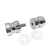 thumbnail image 3 of Set of 2 Shower Door Handles Bath Shower Door Handle 30mm Polished Chrome Replacement Door Handles Durable Stainless Steel Round Glass Door Handle, 3 of 3