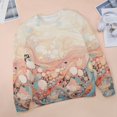 thumbnail image 6 of Simple Colored Ripple Mom Sweatshirt For Women Long Sleeve Pullover, 6 of 7