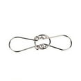 thumbnail image 6 of 8 Pcs Metal Wire Puzzle Brain Teaser Set Mind Challenge IQ Test Traditional Ring Game for Logic Development Concentration Skill Gift, 6 of 9