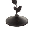 thumbnail image 5 of 7" x 14" Black Polystone Perching Bird Sculpture with Leaf Vine and Copper Shading, by DecMode, 5 of 9