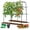 63" L×15.8" W×63" H-Large, variant on Cucumber Trellis for Raised Bed, 63 Inch A-Frame Garden Trellis for Climbing Plants, Outdoor Vine Trellis with Net, Plant Support for Tomato, Vegetables, Flower (63" L×15.8" W×63" H-Large)