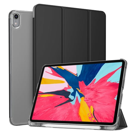 Fintie iPad Pro 11 inch Translucent Case with Apple Pencil Holder Slimshell Cover 2018 Release,