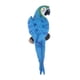 thumbnail image 4 of Estatuas de loros de resina, aves artificiales con plumas, estatuilla de animal 31cm Mira bien azul, 4 of 9