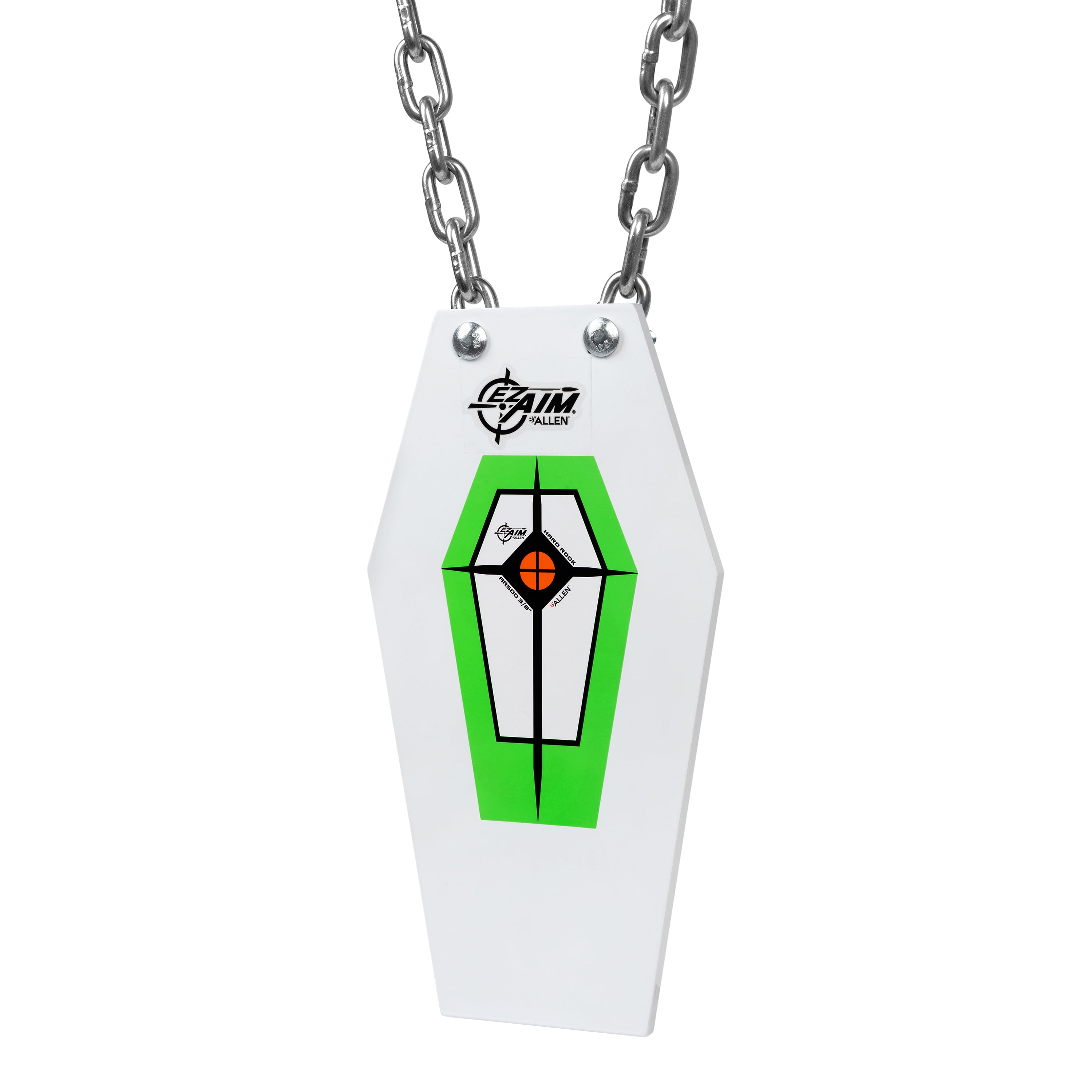 TARGETページ Ez Aim Ar500 Hex Steel Target, 3/8 in Thick, 15 x 8 x 3/8, White