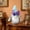 A, variant on Japceit 11.8 In Gnome Figurine, Blue Flower Decorative Statue, Year Round Home Party Ornament, Gift For Mom Women
