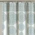 thumbnail image 2 of Stripe Medallion Shower Curtain Blue 72x72, 2 of 4