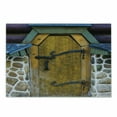thumbnail image 1 of Rustic Cutting Board, Antique Style Door of a Stone House in the Countryside Entrance Architecture Vintage, Decorative Tempered Glass Cutting and Serving Board, Small Size, Multicolor, by Ambesonne, 1 of 1