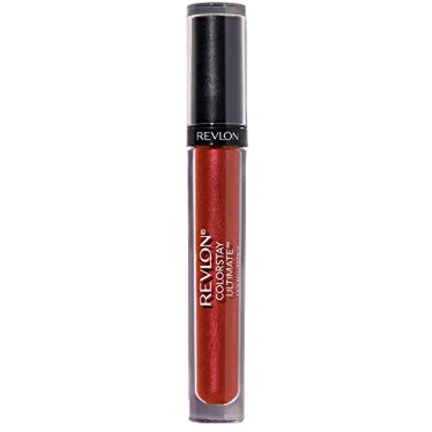 Liquid Lipstick By Revlon, Face Makeup, Colorstay Ultimate, Longwear Rich Lip Colors, Satin Finish, 050 Top Tomato, 0.07 Oz