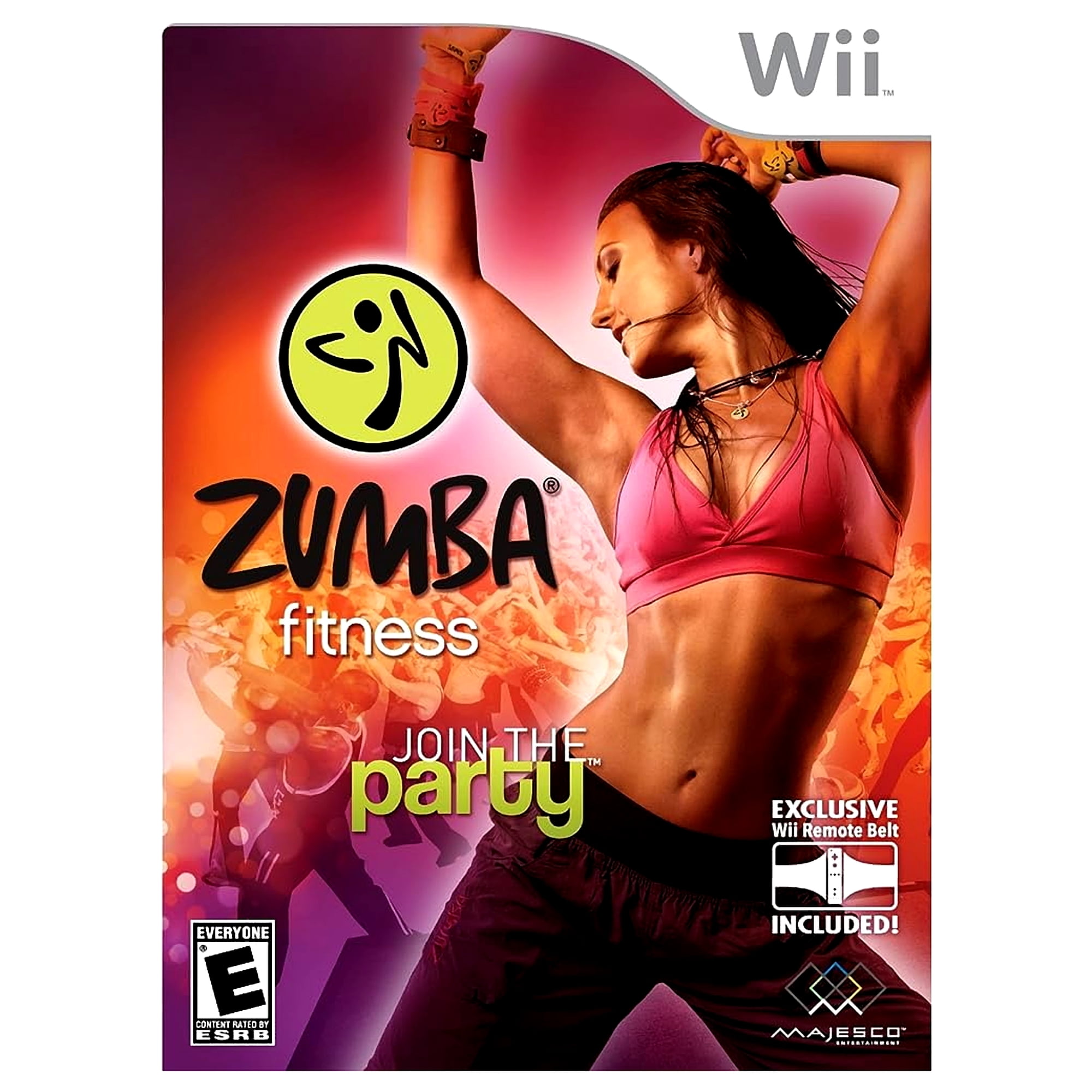 Majesco Zumba Fitness Join the Party Exercise Game for Nintendo Wii, Dance, Exercise Game, 4 Offline Players
