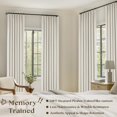 thumbnail image 2 of Cortinas opacas de lino TWODRAPES, 260 x 260 cm, color crema, 2 of 9