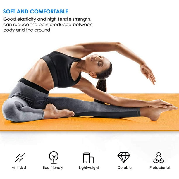 5mm Non Slip Exercise Yoga Pilates Mat Fitness Pad + Speaker And Online  Training, 1 - City Market