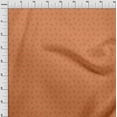 thumbnail image 4 of oneOone Rayon Orange Fabric Wine Glass Sewing Craft Projects Fabric Prints By Yard 56 Inch Wide, 4 of 5