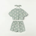 thumbnail image 5 of MEZZALL Girls Summer Outfits Toddler Clothes Floral Print Batwing Sleeve Tops And Shorts Set Casual Playwear For Baby Classic Clothing, 5 of 9