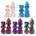 thumbnail image 5 of Cusdie 5 Sets/35PCS DND Dice Polyhedral Dice Set with 2 in 1 Xmas Box & Dice Tray, D&D Dice Set with Glitters for Dungeons and Dragons, RPG, MTG Table Games, 5 of 5