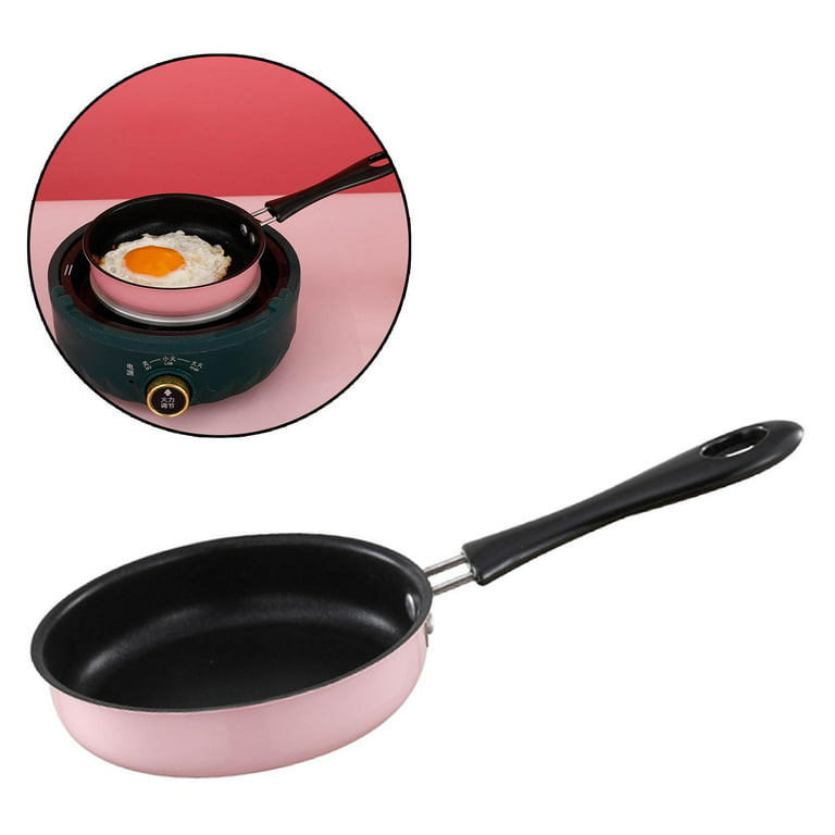Induction Omelette Burger Cooking Eggs Small Saute Pan Kitchen Cookware  Frying Gas RV Pink