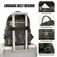 thumbnail image 3 of FORMRS Mini Backpack Purse for Women Travel Daypack Casual Shoulder Bag, Purple Floral Pattern, 3 of 7
