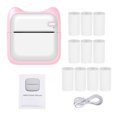 thumbnail image 2 of Pocket Photo Printer Portable Thermal Printing Machine 203dpi Wireless BT Connection for Picture Lable DIY Handcraft List Meno Notes Journal Receipt Paper Instant Printer Sticker with 10 Ro, 2 of 7