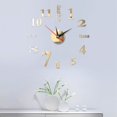thumbnail image 4 of DIY 3D Decorative Clock Mirror Wall Stickers Creative Removable Art Decal Sticker Home Decor Living Room Quartz Needle, 4 of 4