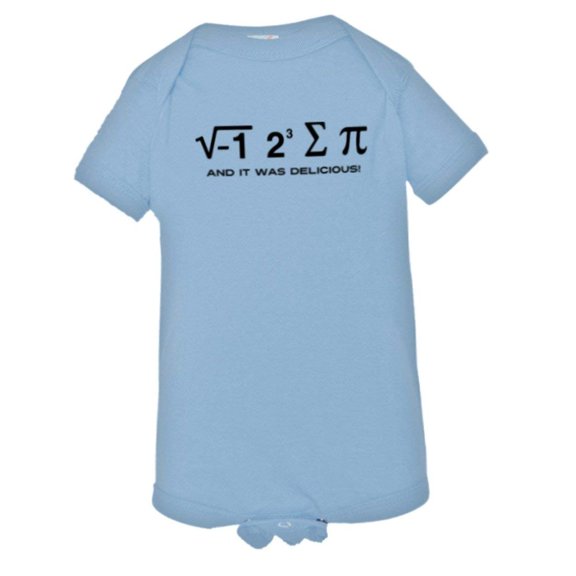 PleaseMeTees™ Baby I Ate Sum PI It Was Delicious Math Equation HQ Jumper