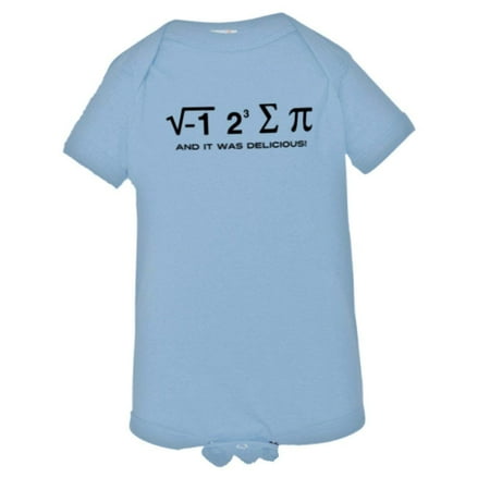 

PleaseMeTees™ Baby I Ate Sum PI It Was Delicious Math Equation Jumpsuit