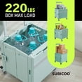 thumbnail image 3 of Carrito Utilitario Plegable SUBICOO Caja Portátil con Ruedas Verde, 3 of 9