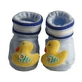 thumbnail image 5 of 3 Pack Cute Infant Baby 3D Socks Slippers, Non Slip Design, 0 - 6 Months, 5 of 6