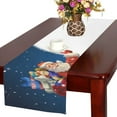 thumbnail image 1 of BSDHOME Christmas Santa Cotton Linen Table Runner 16x72 inches, 1 of 4