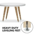 thumbnail image 4 of POWERTEC 8PK Threaded Leveling Feet with 3/8"-16 Threaded Inserts, Heavy Duty Adjustable Furniture Levelers with Large Nylon Foot for Cabinets, Benches, Tables & More (71189-P2), 4 of 7