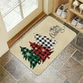 thumbnail image 6 of PALIFEUR Christmas Door Mat, 24"x16" Dirt Trapping Door Mat Indoor Entrance, Absorbent Non-Slip Christmas Stree Doormat, Washable Front Door Mat Outside Entrance for Holiday Party Decorations, Red, 6 of 7